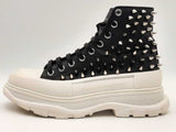 Alexander Mcqueen Tread Slick Punk Spike Black Shoes Size 9 Aa0825lzxsa