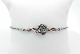 Enchanted Disney Villians Maleficent Black Diamond Bolo Bracelet Eb0626lorsa