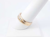 0.50 Cttw Diamond & 10k Yellow Gold Wedding Band 5.1 Grams Size 8.25 Fw0426pozdu