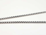 David Yurman Wheat Chain Necklace In Sterling Silver 32.8g 22 Inch Fw0426loxdu