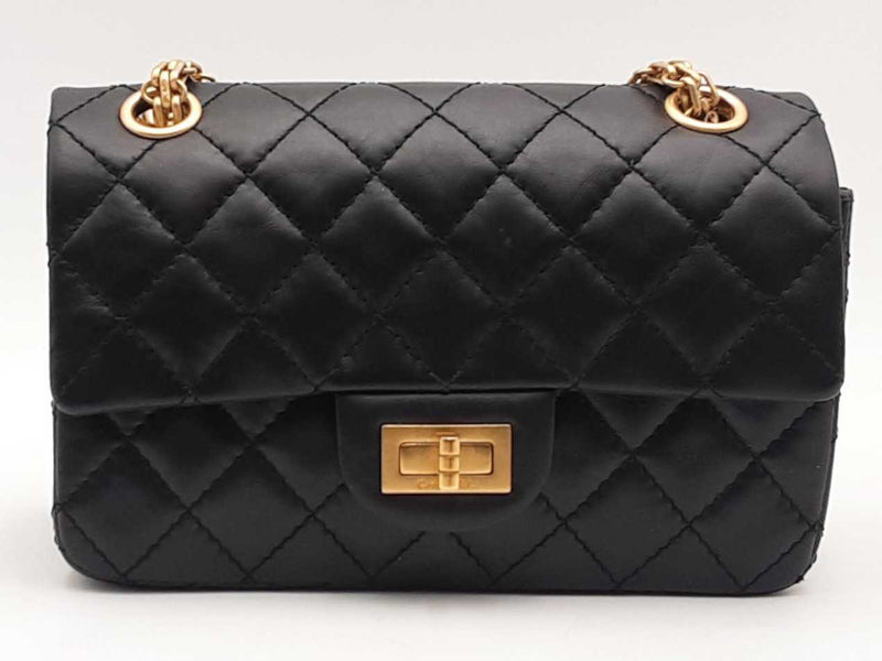 Chanel Reissue Mini 2.55 Handbag Black Aa0925ozxzsa