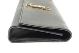 Yves Saint Laurent Kate Black Leather Clutch Eb0626orxde