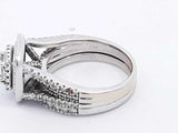 Approx. 0.45ctw Diamond Ring In 14k White Gold 8.1 Grams Size 6 Eb0125isrsa