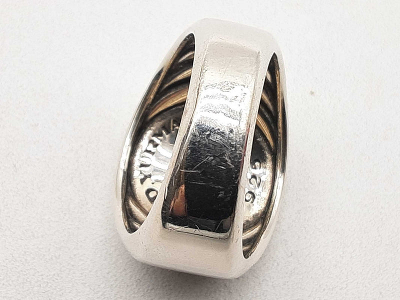 David Yurman Streamline Tigers Eye 0.925 Silver 24.3g Ring Size 10.75 Do1024oxzde