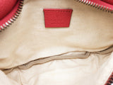 Gucci Hibiscus Red Leather Small Logo Belt Bag Sd0726lpzdu