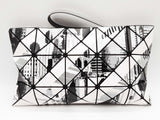 Bao Bao Issey Miyake Geometric Skyline Cityscape Wristlet Clutch Do0924exde