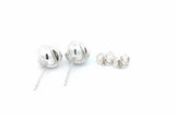 Tiffany & Co. 925 Sterling Silver Knot Stud Earrings 6.8 Grams Eb0626lorsa