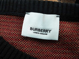 Burberry Check Black Tan Red Plaid Cotton Sweater Do0126lorde
