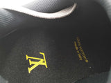 Louis Vuitton Lv Black & Yellow Trainers Sneakers Size 6.5 Eb0126rorsa