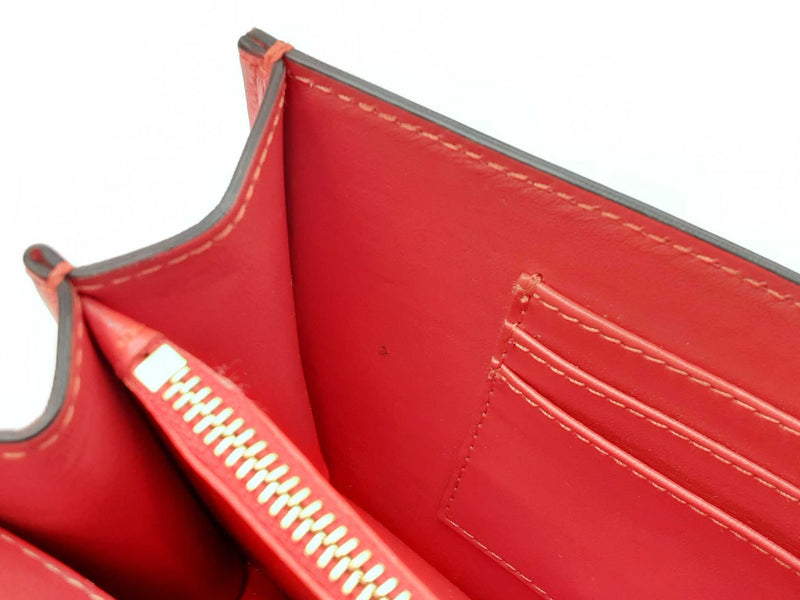 Christian Louboutin Elisa Red Leather Shoulder Bag Fw0924pxzdu