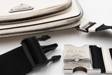 Prada White Saffiano Leather Belt Bag Eb0126orxdu