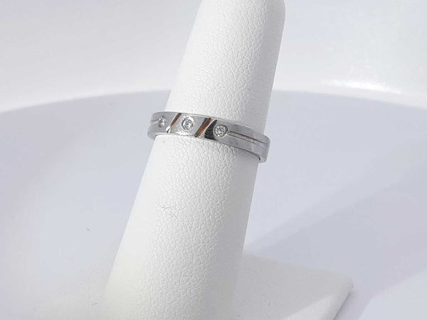 0.3 Cttw 18k White Gold Diamond 3.4 Grams Ring Size 5.5 Aa0525lwrsa