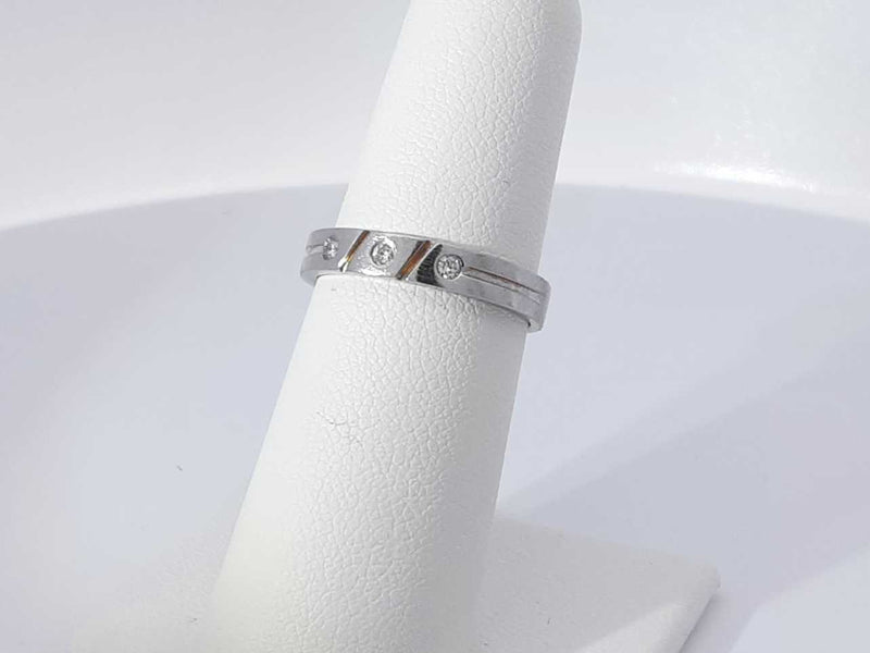 0.3 Cttw 18k White Gold Diamond 3.4 Grams Ring Size 5.5 Aa0525lwrsa