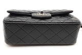 Chanel Quilted Black Leather Mini Flap Bag Eb0626oixzde