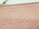 Louis Vuitton Pink Empreinte Monogram Zipped Insert Pouch Do0926crde