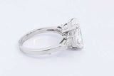 4.86ctw Lab Grown Diamond Ring In 14k White Gold 4.96 Grams Size 7 Eb0225lrrxsa