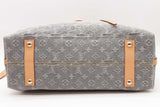 Louis Vuitton Monogram Washed Grey Denim Carryall Shoulder Bag Eb0926ooxzde