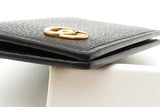 Gucci Black Leather Card Case Wallet Eb0926lcrde