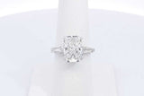 4.86ctw Lab Grown Diamond Ring In 14k White Gold 4.96 Grams Size 7 Eb0225lrrxsa