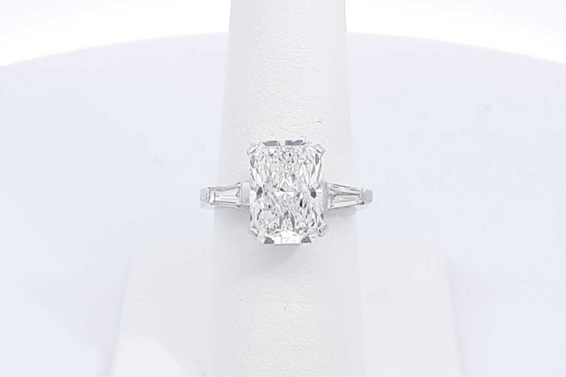 4.86ctw Lab Grown Diamond Ring In 14k White Gold 4.96 Grams Size 7 Eb0225lrrxsa