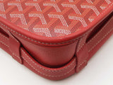 Goyard Belvedere 2 Messenger Bag In Red Goyardine Coated Canvas Fw1225loxzdu