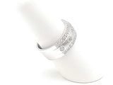1.09 Ctw Lab Grown Round Diamond Ring Set In Silver 6.8 Grams Size 7 Vc1125wzmia