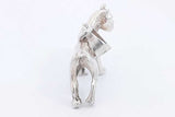 925 Sterling Silver Dog Pendant 9.5 Grams Eb1024rsa