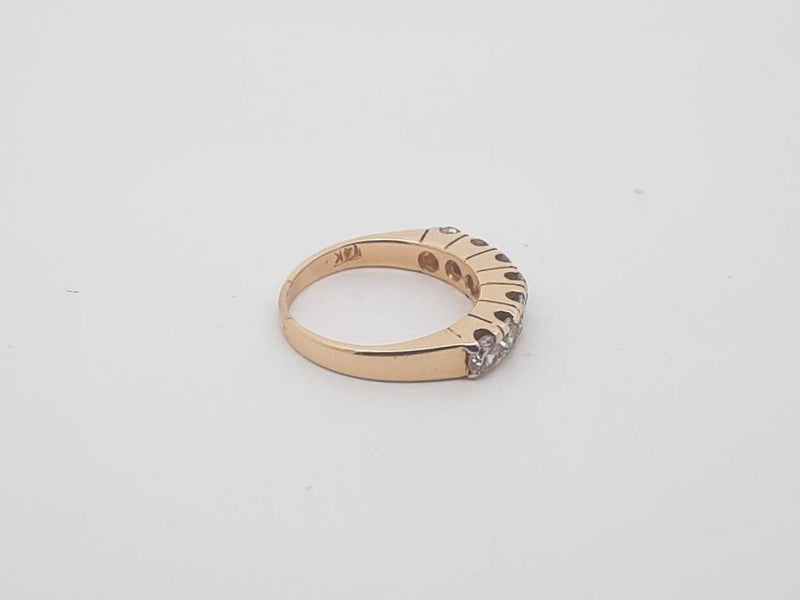 .70 Ctw 14k Yellow Gold Ring 3.15 Grams Size 5 Sd0625oprsa