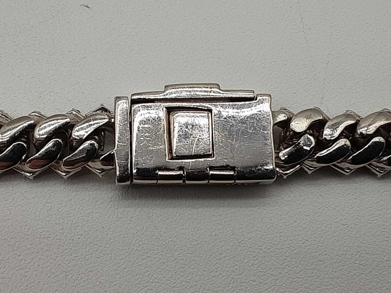 17.33 Cttw Diamonds 14k White Gold 66.7g Solid Cuban Chain 15 In Do0625woxzde