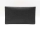 Yves Saint Laurent Uptown Envelope Pouch In Black Graine De Poudre Leather Fw0726orzdu