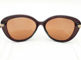 Ralph Lauren Cat-eye Sunglasses In Burgundy Acetate With Brown Lenses Fw1026oxdu