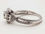 1.45 Cttw 14k White Gold 4.7g Ring Size 9 Do0226llxzde