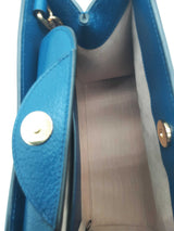 Gucci Navy Blue Leather Diana Bamboo Handle Tote Bag Eb0426lexzde