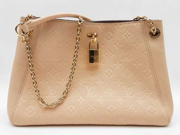 Louis Vuitton Anytime Beige Monogram Empreinte Leather Shoulder Bag Do0825lzxzde
