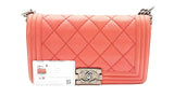 Chanel Boy Bag Red Quilted Double Stitch Sd0925oozxdu