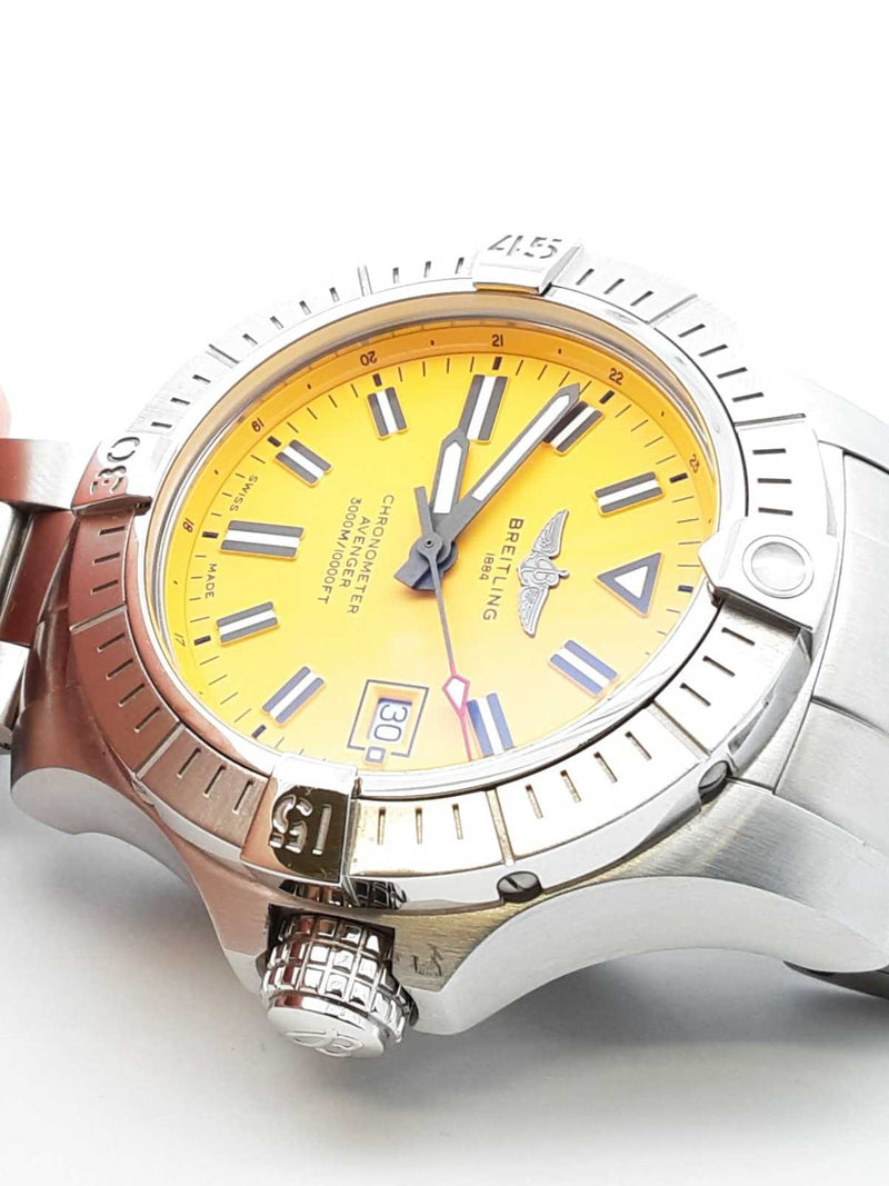 Breitling Avenger Seawolf Stainless Steel Automatic 45mm Watch Fw0525opordu