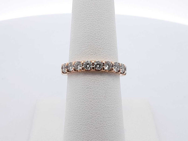 0.90 Cttw Diamond & 14k Yellow Gold Ring 3.8 Grams Size 6.75 Fw0425orxdu