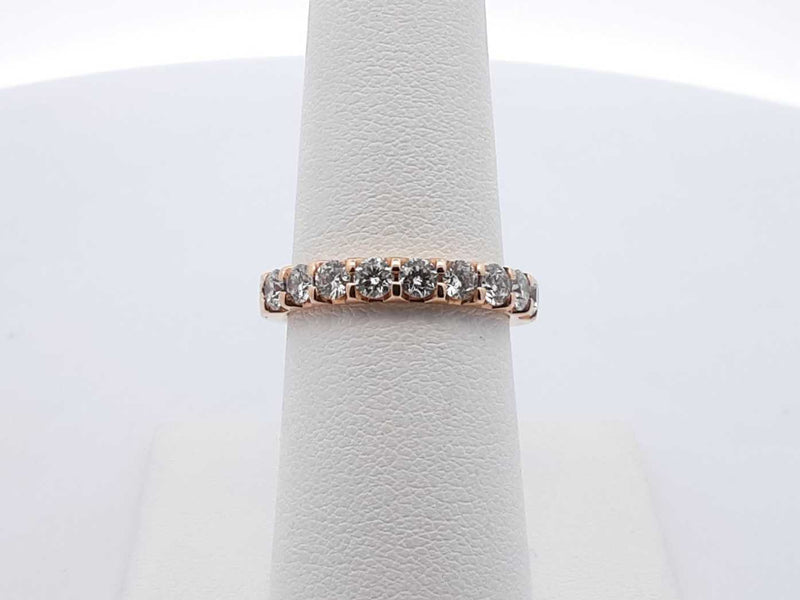 0.90 Cttw Diamond & 14k Yellow Gold Ring 3.8 Grams Size 6.75 Fw0425orxdu