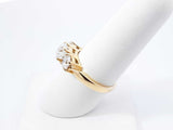 2.0 Cttw Diamond & 14k Yellow Gold Three-stone Engagement Ring 5.6 Grams Size 7.25 Fw0726wozxdu