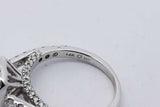 1.03cttw Diamond 14k White Gold Ring 3.6 Grams Size 5.5 Eb0626pxzsa