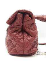 Chanel Coco Cocoon Backpack In Burgundy Padded Quilted Lambskin Fw0925ezxdu