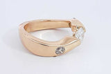 1.43ctw Diamond Ring In 14k Yellow Gold 10.8 Grams Size 7 Eb1225lewrdu