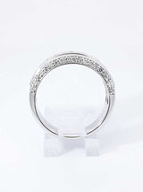 1.60 Cttw Diamond & 14k White Gold Anniversary Ring 8.3g Size 8.75 Fw0826crzdu