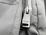 Fendi Roma Black Windbreaker Long Coat Jacket Do0326wxzde