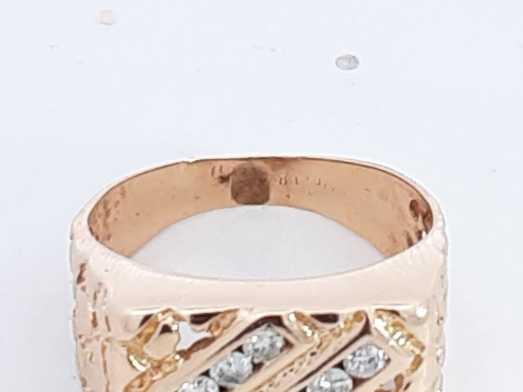 .30 Ctw Diamond Ring In 14k Yellow Gold 9 Grams Size 9 Sd0425wezsa