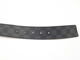 Louis Vuitton Initials Damier Graphite Reversible Belt Size 105/42 Do0625lcrde
