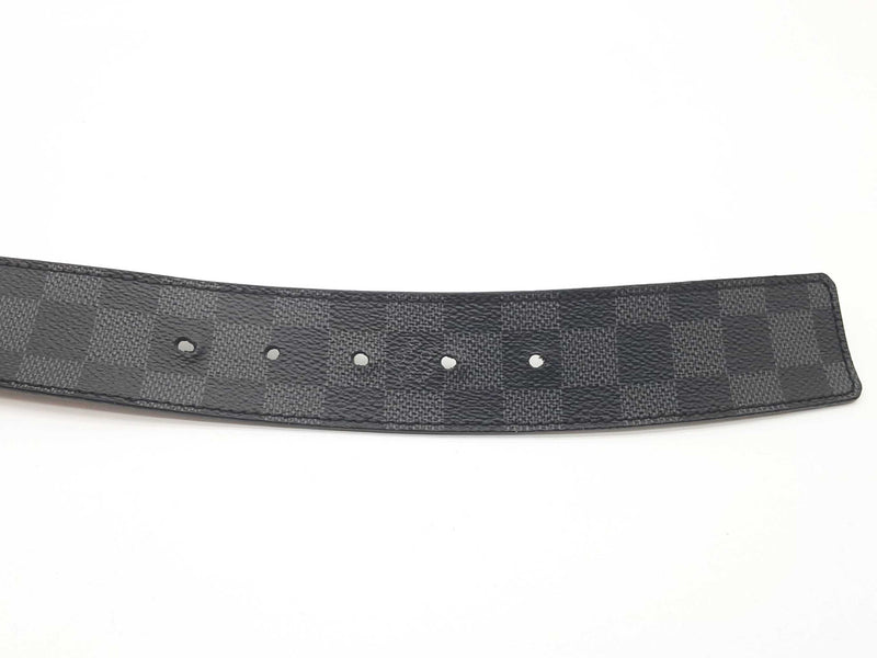 Louis Vuitton Initials Damier Graphite Reversible Belt Size 105/42 Do0625lcrde