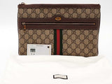Gucci Ophidia Zip Pouch Gg Supreme Beige Aa0826lrzsa