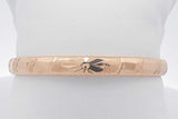 18k Yellow Gold Bangle Bracelet With Charms 14.4 Grams Eb0226crxsa