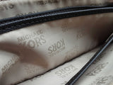 Michael Kors Jet Set Brown Monogram Coated Canvas Flap Wallet Do0826rde
